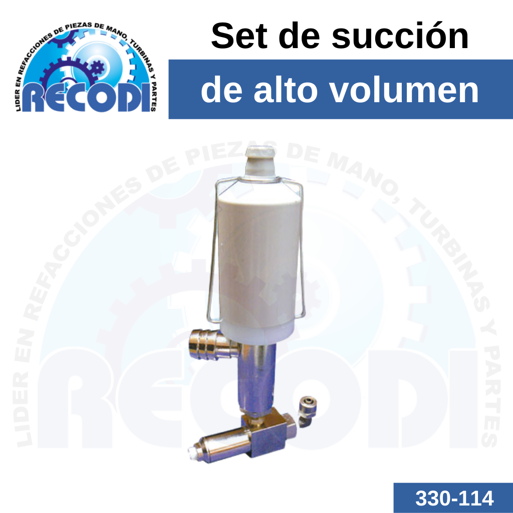 Set de succión alto vol.