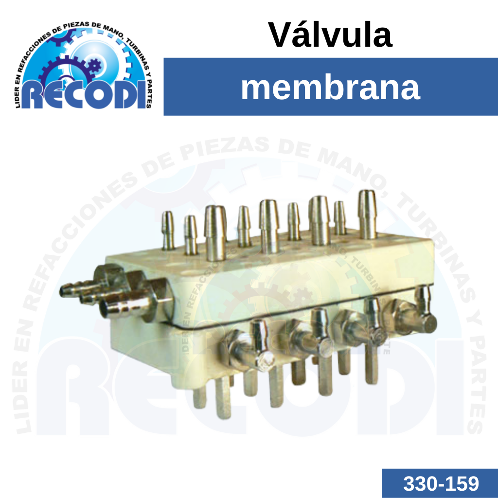 Válvula membrana de control