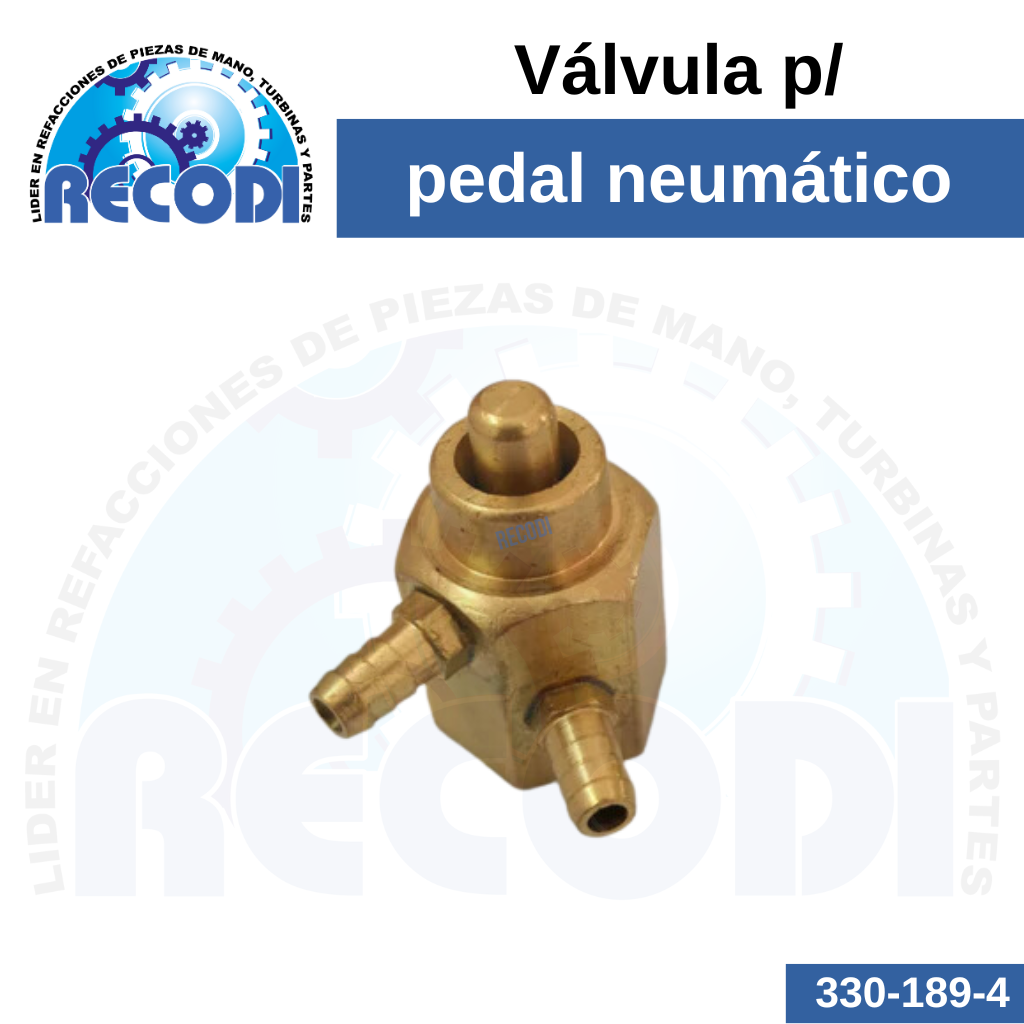 Válvula p/ pedal neumático