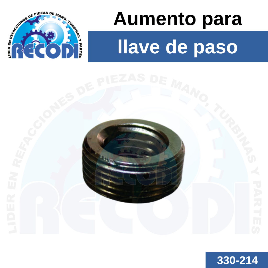 Aumento p/ llave de paso