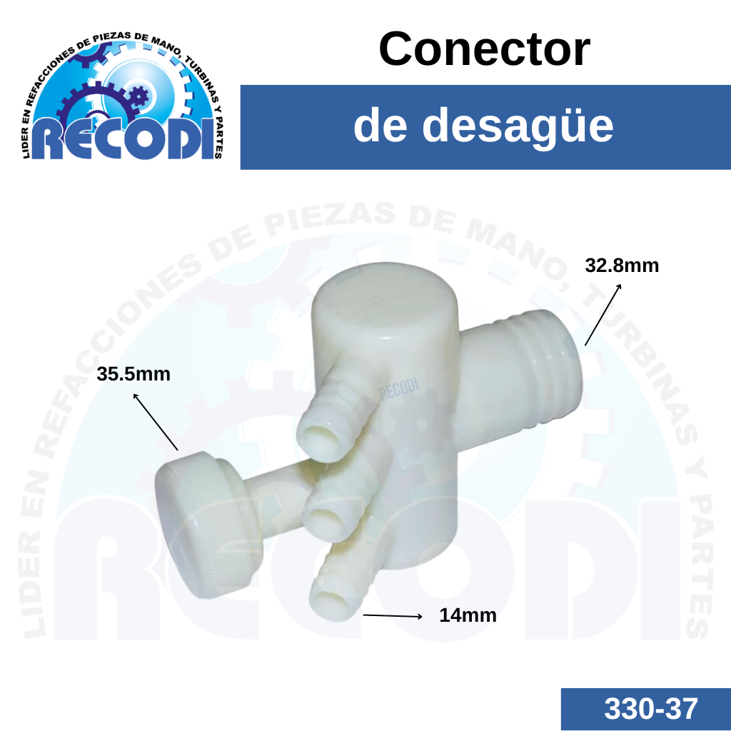 Conector de desagüe
