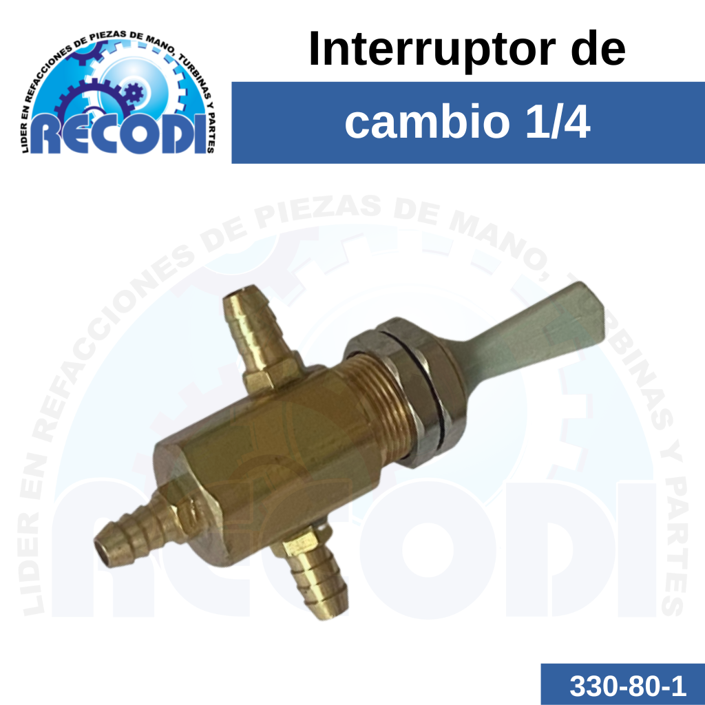Interruptor de cambio 1/4