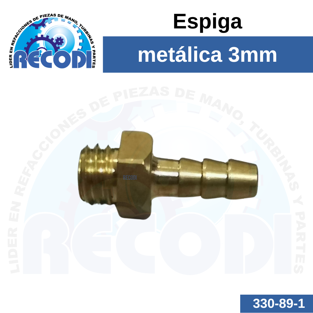 Espiga 3mm