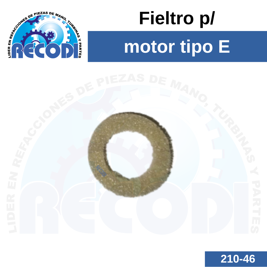 Fieltro p/ tipo E