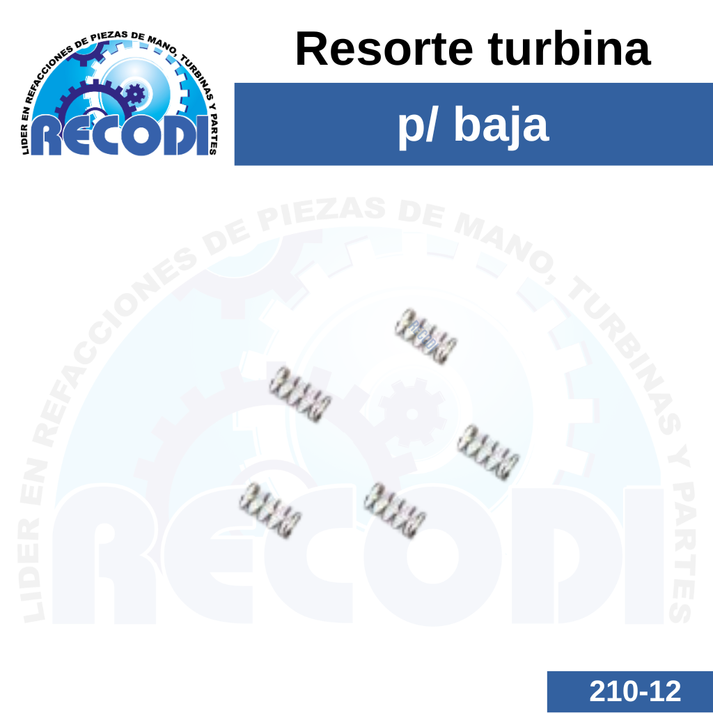Resorte p/ baja