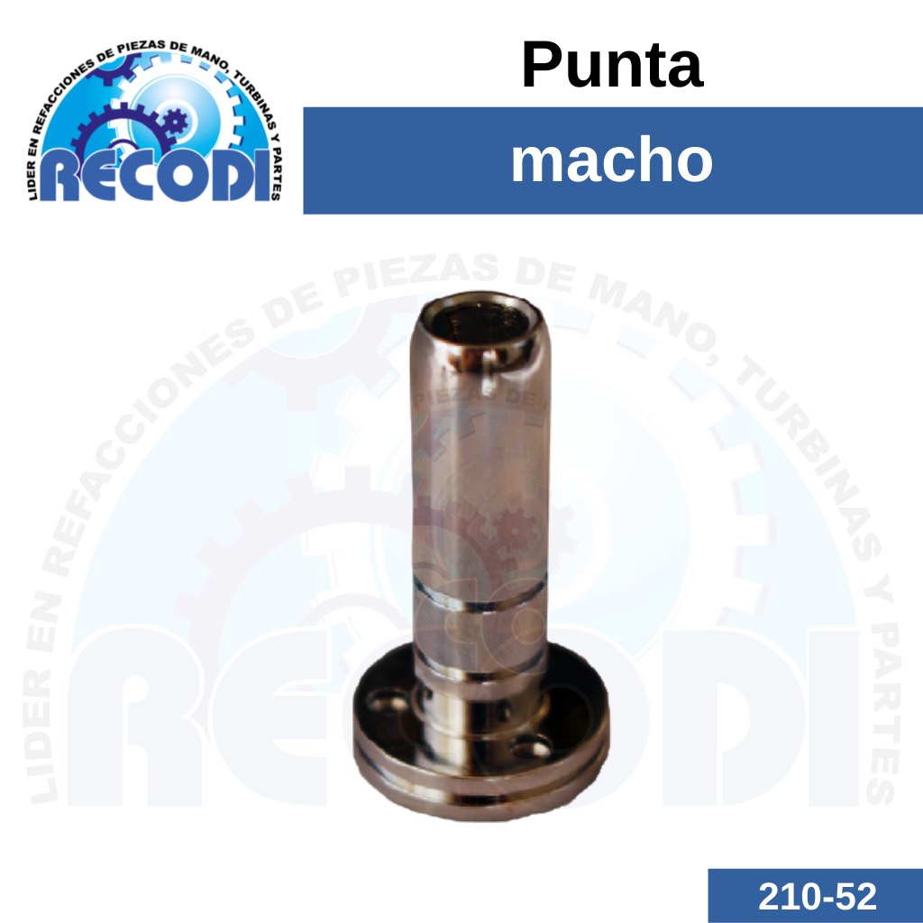 Punta macho p/ tipo E