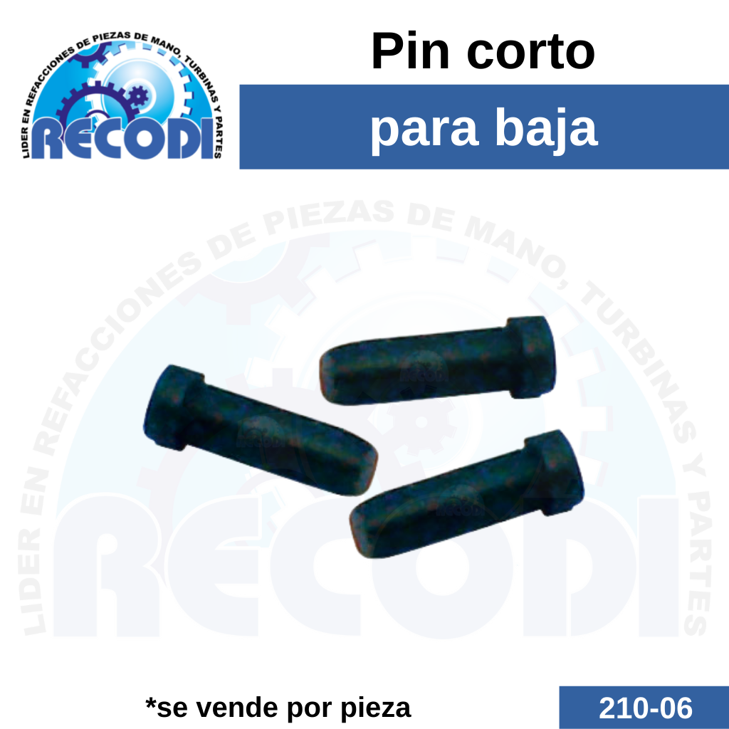 Pin corto p/ baja