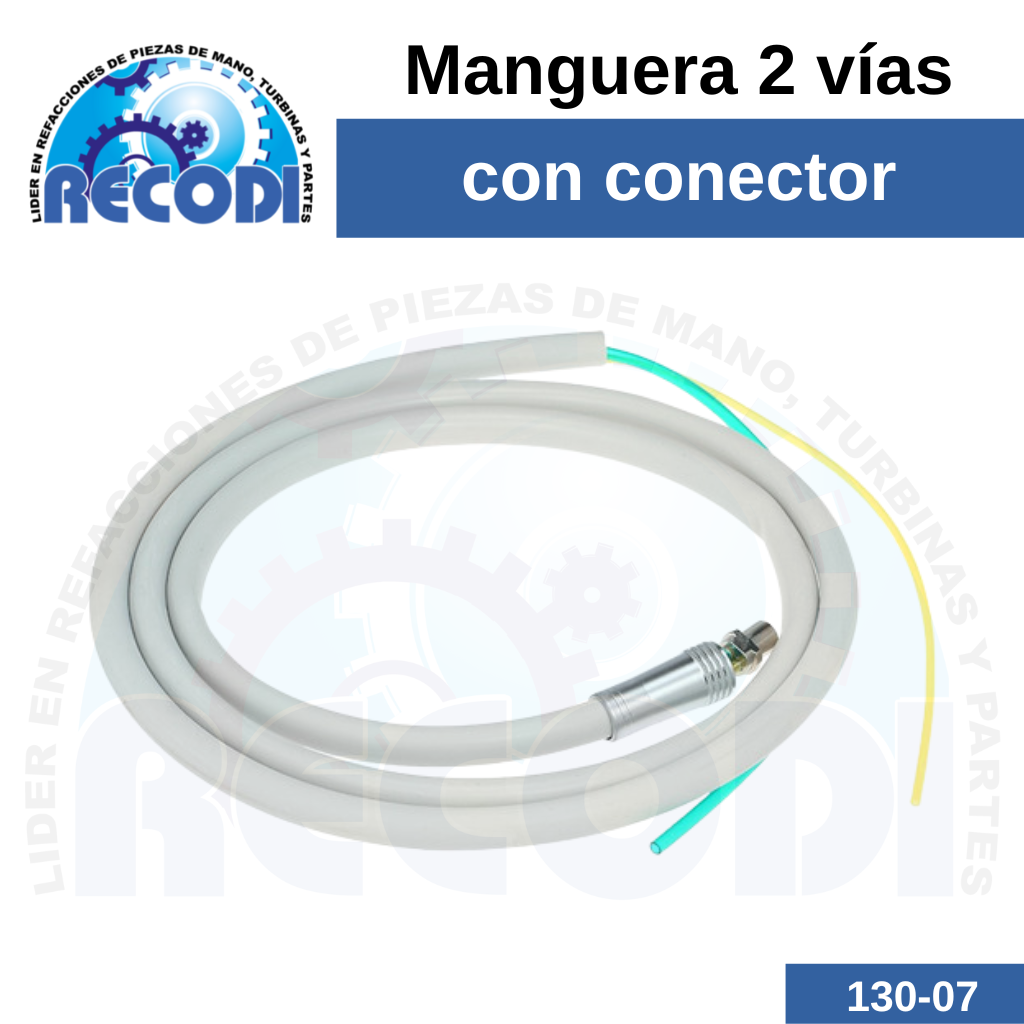 Manguera c/ conector 2 vías eco.